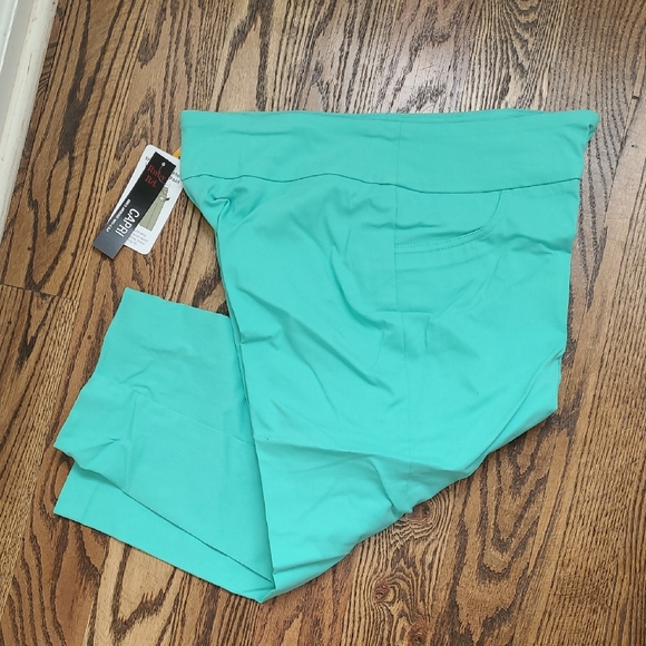 Ruby Rd. | Pants & Jumpsuits | Ruby Rd Womens Capris In Aqua Nwt | Poshmark